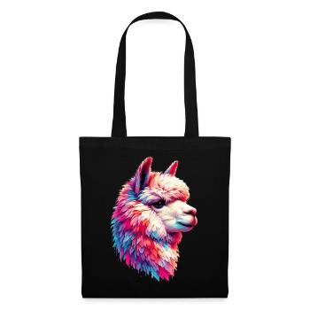 Alpaca - Tote Bag - black - Front