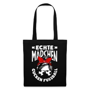 Drôle de Football Football Fan Cadeau - Sac en tissu - noir - Devant