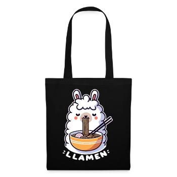Llamen Ramen Lama - Tote Bag - black - Front