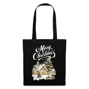 Winter Village Christmas Dream Scene - Tote Bag - black - Front