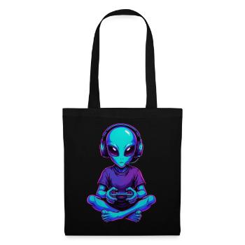 Alien Gaming Gamer Gaming Gaming Video Games Scifi - Tote Bag - black - Front