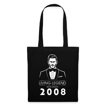 18. Geburtstag Living Legend (GENT) depuis 01/2008 - Sac en tissu - noir - Devant