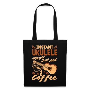 Funny Ukulele Designs and Sayings - Tote Bag - black - Front