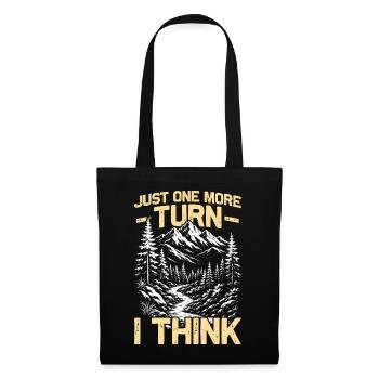 Just one more turn Hiking Mountains Mountaineering - Tote Bag - black - Front