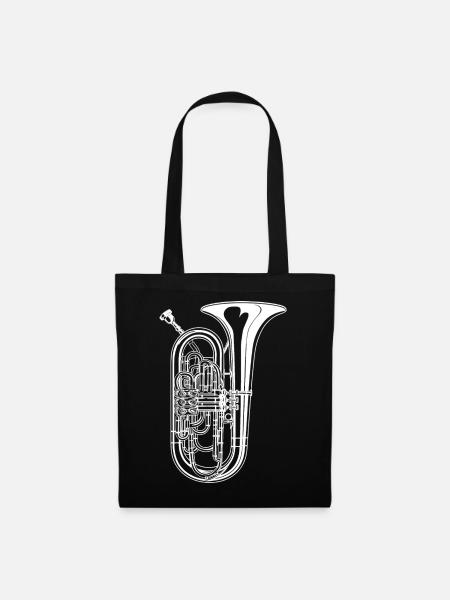 Tuba - Stoffbeutel - Schwarz