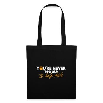 Aider les enfants Chauffeur d’autobus - Supportive Yellow School - Sac en tissu - noir - Devant