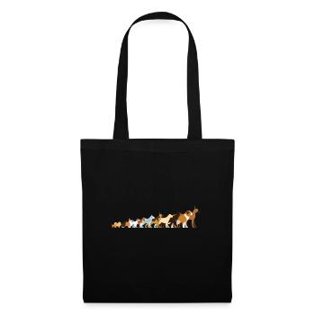 Dog Dog Breeds Dog Gift for Dog Owners - Tote Bag - black - Front