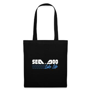see doo lake life Design for a water sport fan - Tote Bag - black - Front