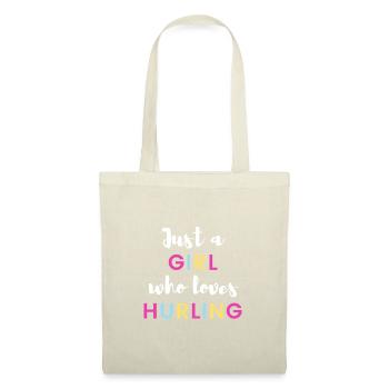 Just a girl who loves hurling - Tote Bag - nature - Front