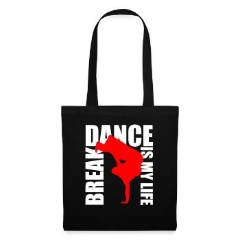 break dance is my life - Tote Bag - black - Front
