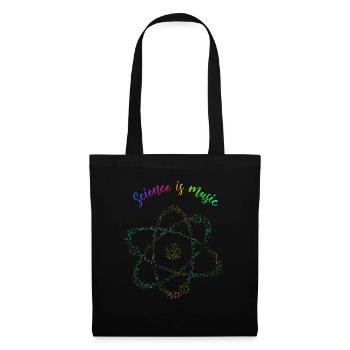 science is music - Tote Bag - black - Front