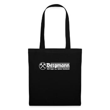 Bergbau Bergmann Ruhrpott Ruhrgebiet Kumpel - Stoffbeutel - Schwarz - Vorne