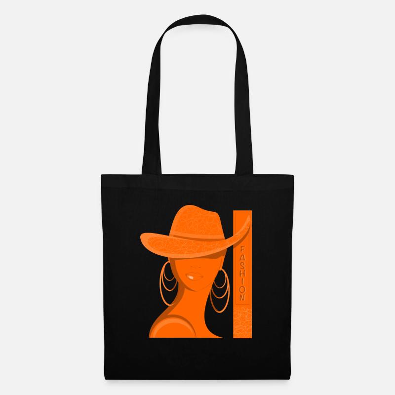 Orange Mode - Stoffbeutel - Schwarz