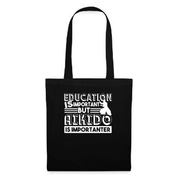 Aikido Aikido Is Importanter - Tote Bag - black - Front