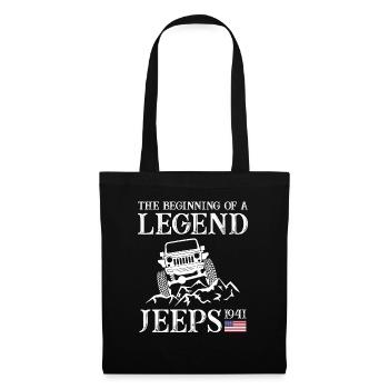 Jeeps Légende - Sac en tissu - noir - Devant