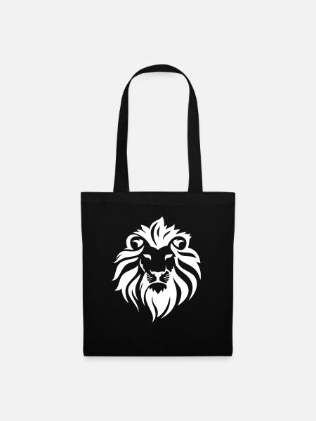 lion - Tote Bag - black