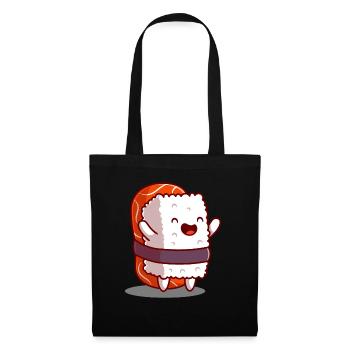 Sushi Japan Kawaii Food Maki Lover Gift - Tote Bag - black - Front