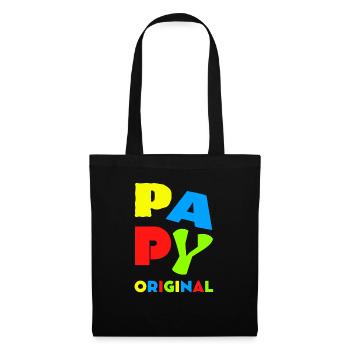 PAPY ORIGINAL COULEURS VIVES - Sac en tissu - noir - Devant
