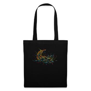 Surfen Surf Surfer Wellenreiten - Sac en tissu - noir - Devant