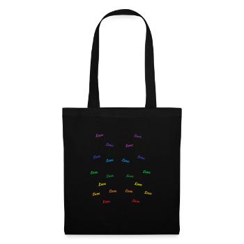 Love Rainbow Colors - Stoffbeutel - Schwarz - Vorne