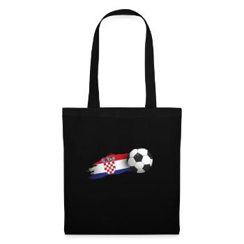 Kroatien-fußball-geschenk - Stoffbeutel - Schwarz - Vorne