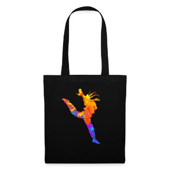 Break Dance Danseurs de danse hip hop - Sac en tissu - noir - Devant