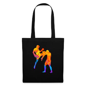 Kickboxing Boxe thaïlandaise MMA Krav Maga - Sac en tissu - noir - Devant