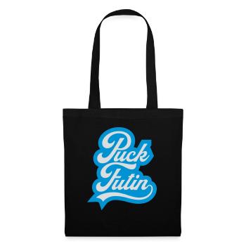 puck futin logo design - Tote Bag - black - Front