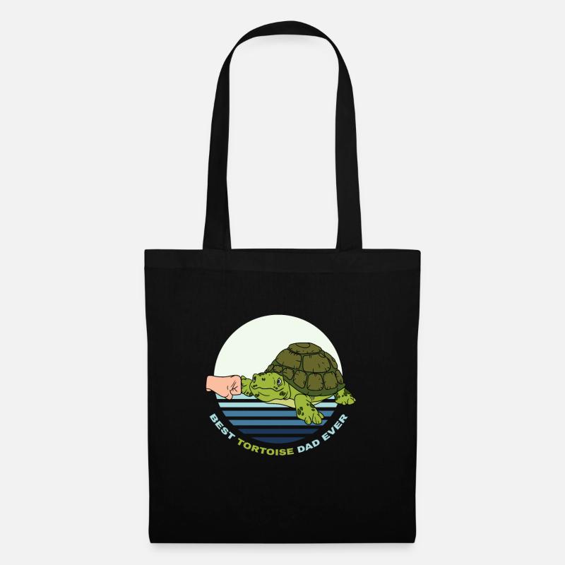 Best turtle daddy ever - Tote Bag - black