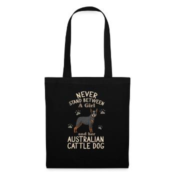 Australian Cattle Dog - Tote Bag - black - Front