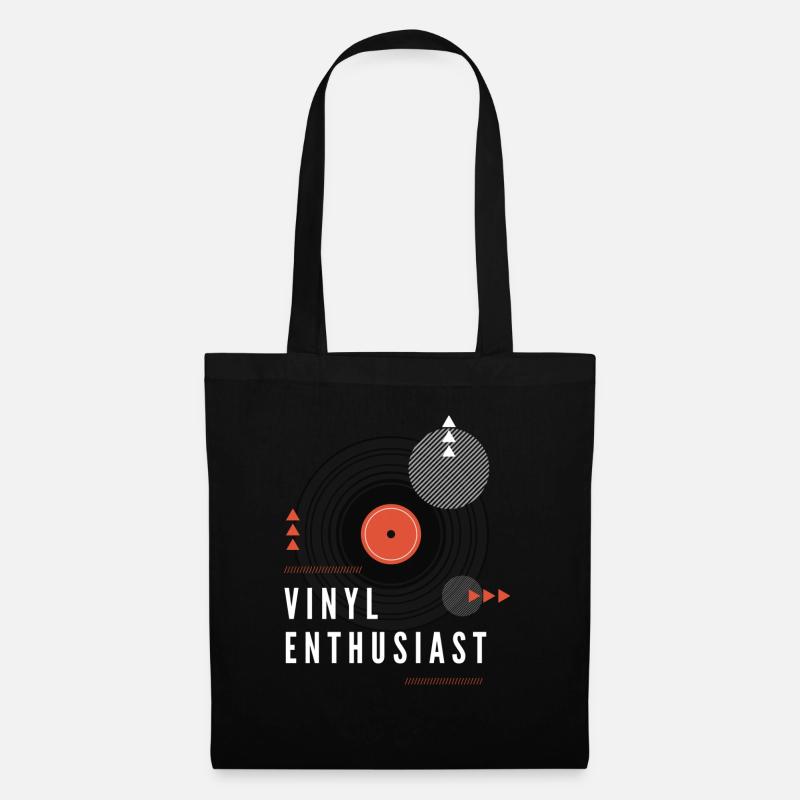 Vinyl Enthusiast - Stoffbeutel - Schwarz