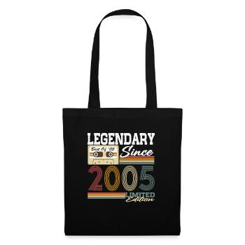 2005 vintage vintage cadeau d’anniversaire rétro - Sac en tissu - noir - Devant