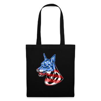 Miniature Pinscher Miniature Pinscher Flag - Tote Bag - black - Front