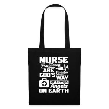 Nurse Practitioner Nurse Practitioner Angels - Tote Bag - black - Front