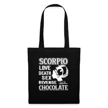 Scorpio Scorpio Love Death Revenge - Tote Bag - black - Front