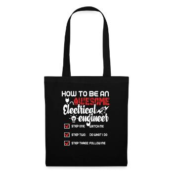 How To Be An Awesome Electrical Engineer - Tote Bag - black - Front