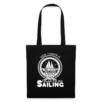 Sailing Retirement Plan To Go Sailing - Tote Bag - black - Front