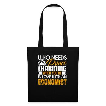 Economist In Love With An Economist - Tote Bag - black - Front