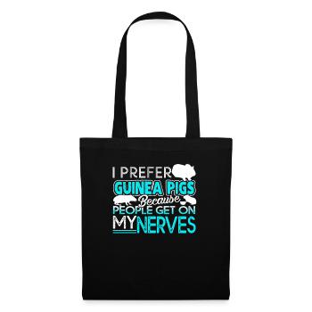 Guinea Pig I Prefer Guinea Pig - Tote Bag - black - Front