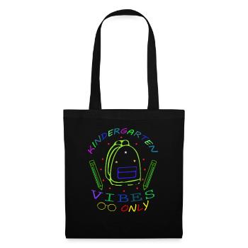 Kindergarten vibes only, Children, Start, Summer - Tote Bag - black - Front