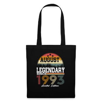 Les légendes sont nées en août 1993 - Sac en tissu - noir - Devant