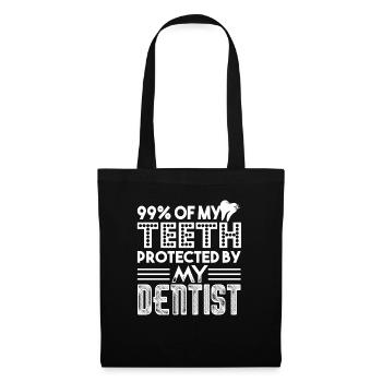 Dentist Protected By My Dentist - Tote Bag - black - Front