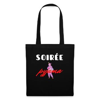 SOIREE PYJAMA LICORNE DODO - Sac en tissu - noir - Devant