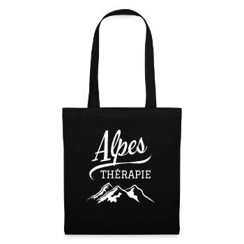 ALPES THERAPIE - Sac en tissu - noir - Devant