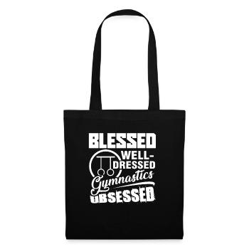 Gymnastics Well Dressed Gymnastics Obsessed - Tote Bag - black - Front