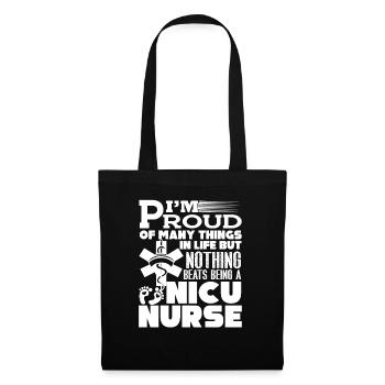 Nicu Nurse Proud Being A Nicu Nurse - Tote Bag - black - Front