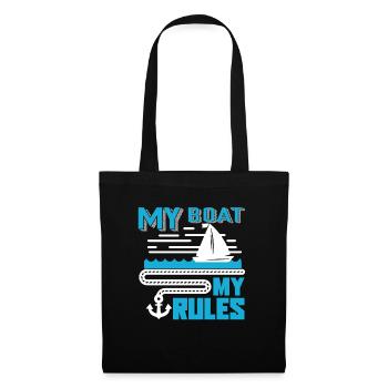 Sailor Sailor My Boat My Rules - Tote Bag - black - Front