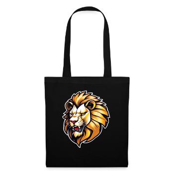Lion's Head - Tote Bag - black - Front