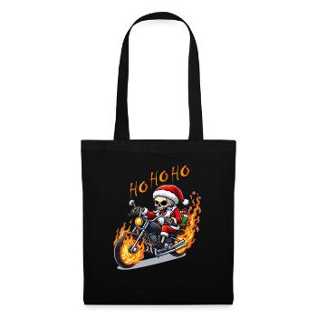 Evil Skeleton Santa - Tote Bag - black - Front