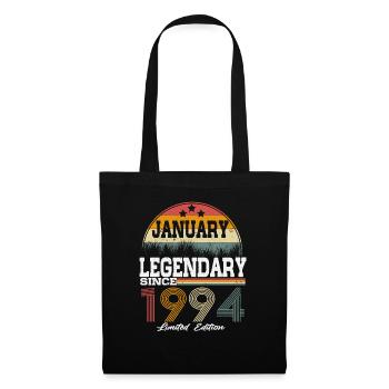 Legends est né en janvier 1994 - Sac en tissu - noir - Devant